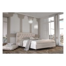 Κρεβάτι London Ντυμένο Διπλό Ύφασμα Media strom 150x200cm
