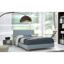 Κρεβάτι Roma Ντυμένο Ημίδιπλο Ύφασμα Media strom 110x200cm