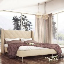 Κρεβάτι Casablanca Bridal Ντυμένο Υπέρδιπλο Ύφασμα Media strom 180x200cm