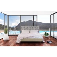 Κρεβάτι Vitoria Ντυμένο Μονό Ύφασμα Media strom 90x190-200cm
