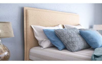Κρεβάτι Sienna Holiday  Ντυμένο Μονό Ύφασμα Media strom 90x190-200cm