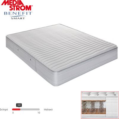 Media Strom Smart ii Benefit Στρώμα Μονό 82-90x200cm