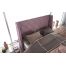 Κρεβάτι Casablanca Ντυμένο Διπλό Ύφασμα Media strom 160x200cm