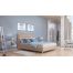 Κρεβάτι Sienna Holiday  Ντυμένο Υπέρδιπλο Ύφασμα Media strom 160x200cm