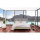 Κρεβάτι Vitoria Ντυμένο Διπλό Ύφασμα Media strom 150x200cm
